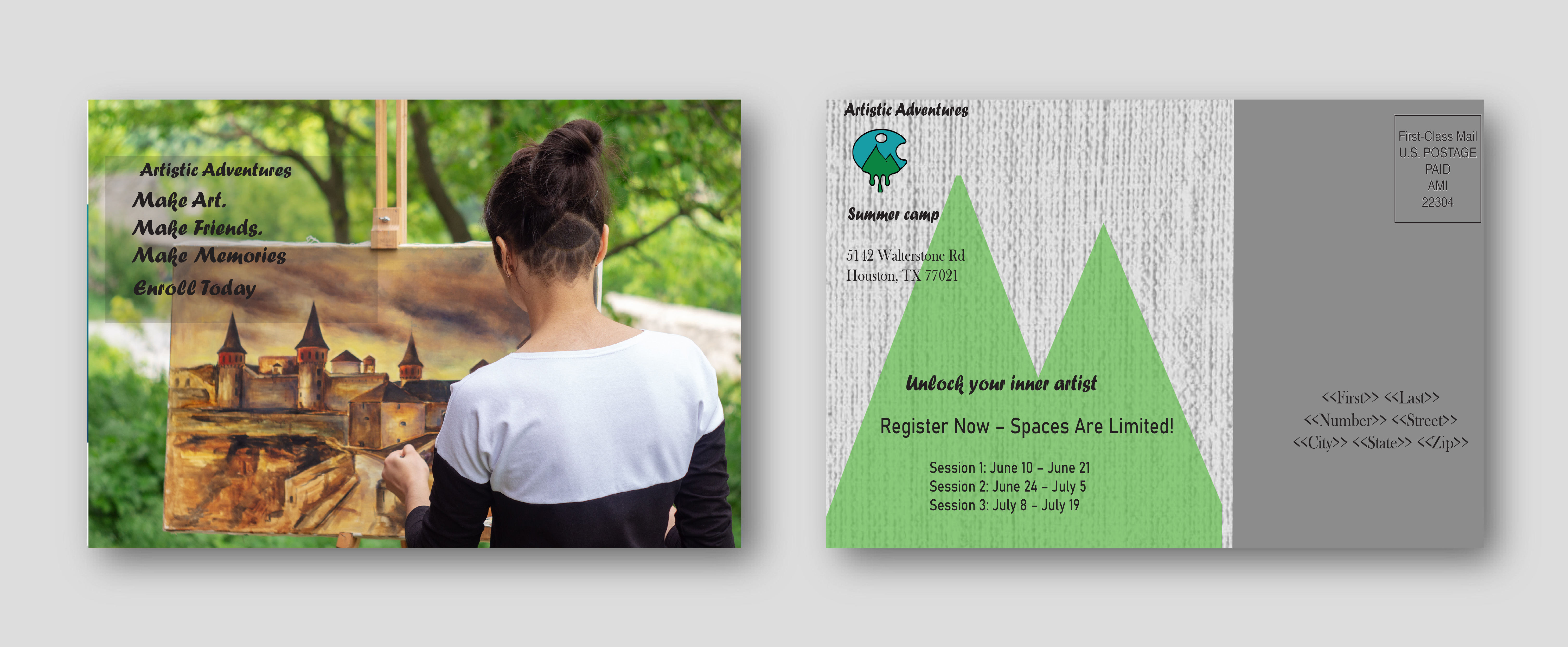 Mailer mockup